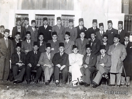 1935 - Palestinian Delegation Visiting Egypt - 1935